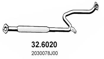 ASSO 326020 Середній глушник вихлопних газів