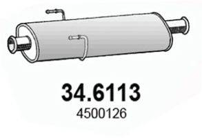 ASSO 346113 Середній глушник вихлопних газів