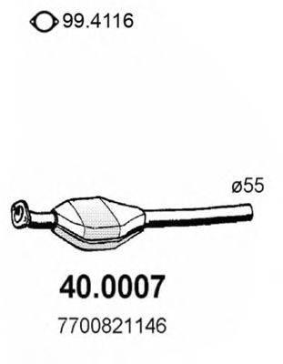 ASSO 400007 Каталізатор