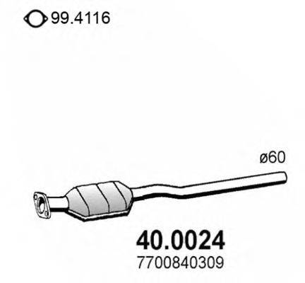 ASSO 400024 Каталізатор