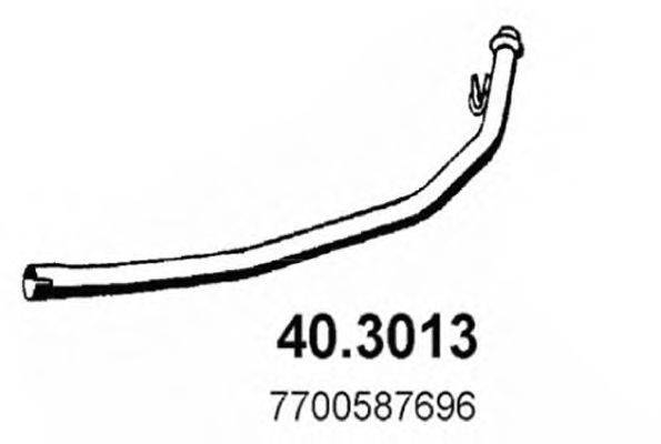 ASSO 403013 Труба вихлопного газу