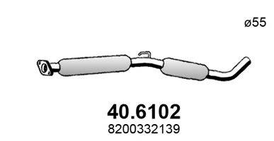ASSO 406102 Середній глушник вихлопних газів