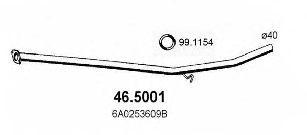 ASSO 465001 Труба вихлопного газу