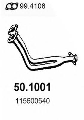 ASSO 501001 Труба вихлопного газу