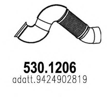 ASSO 5301206 Труба вихлопного газу