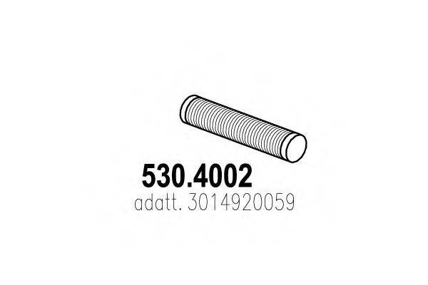 ASSO 5304002 Гофрована труба, вихлопна система