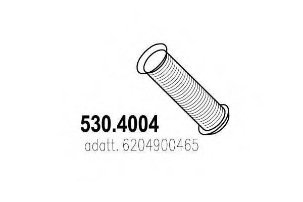 ASSO 5304004 Гофрована труба, вихлопна система
