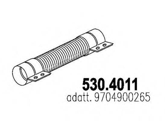 ASSO 5304011 Гофрована труба, вихлопна система