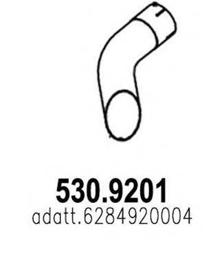ASSO 5309201 Труба вихлопного газу
