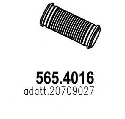 ASSO 5654016 Гофрована труба, вихлопна система
