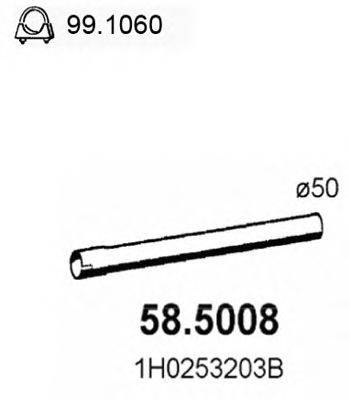 ASSO 585008 Труба вихлопного газу