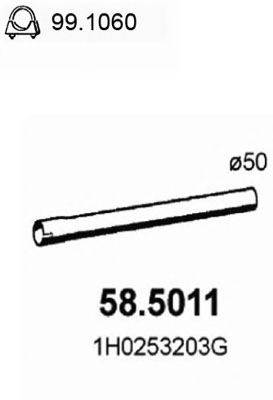 ASSO 585011 Труба вихлопного газу