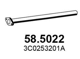 ASSO 585022 Труба вихлопного газу