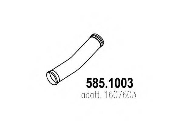 ASSO 5851003 Труба вихлопного газу