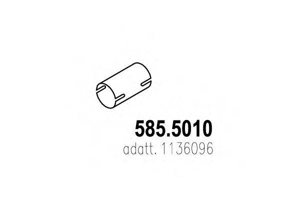 ASSO 5855010 Труба вихлопного газу
