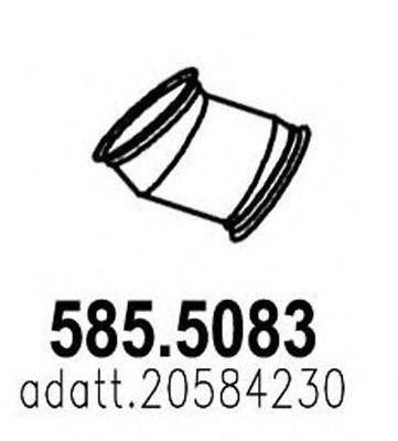 ASSO 5855083 Труба вихлопного газу