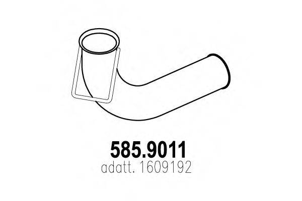 ASSO 5859011 Труба вихлопного газу