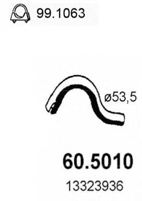 ASSO 605010 Труба вихлопного газу