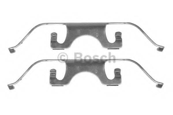 BOSCH 1987474334 Комплектуючі, колодки дискового гальма