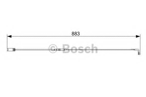 BOSCH 1987473005 Сигналізатор, знос гальмівних колодок