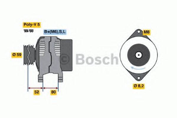 BOSCH 0986042961 Генератор