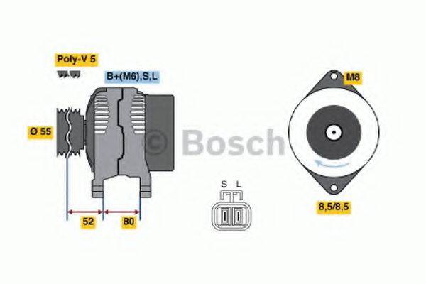 BOSCH 0986045721 Генератор