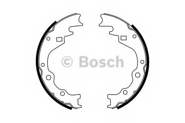 BOSCH 0986487788 Комплект гальмівних колодок