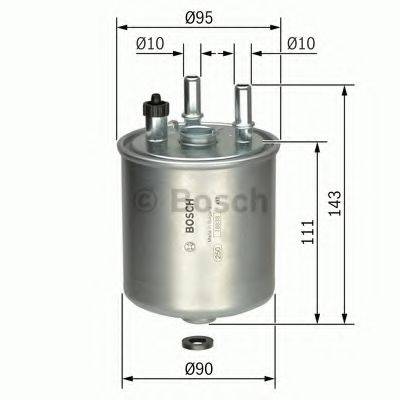 BOSCH F026402081 Паливний фільтр
