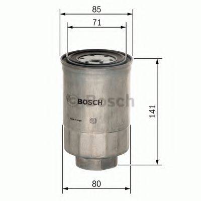BOSCH F026402813 Паливний фільтр