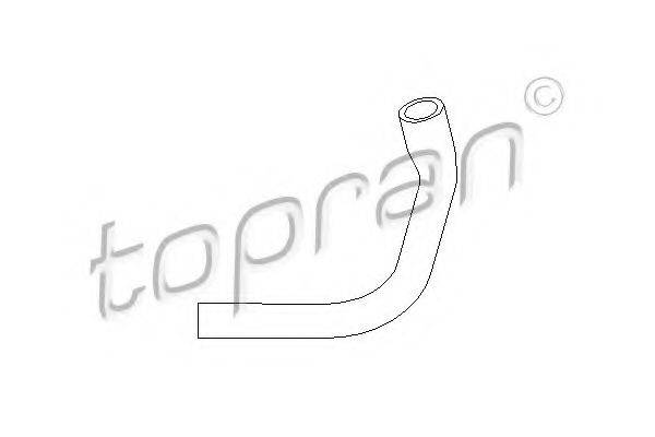 TOPRAN 107394 Шланг, повітровідведення кришки головки циліндра