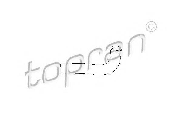 TOPRAN 101051 Шланг, повітровідведення кришки головки циліндра