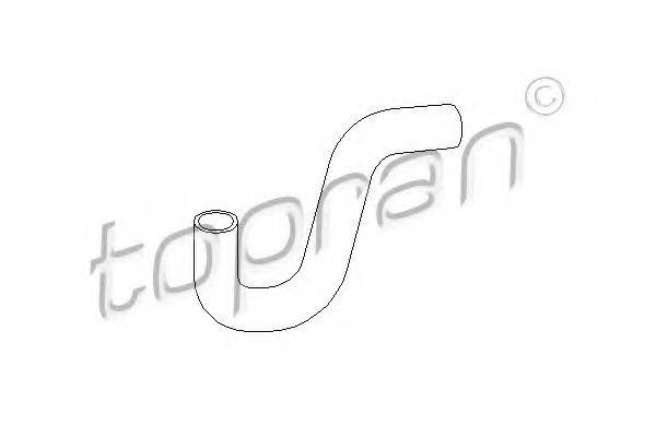 TOPRAN 102717 Шланг радіатора