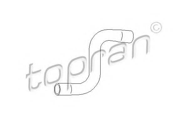 TOPRAN 102996 Шланг радіатора