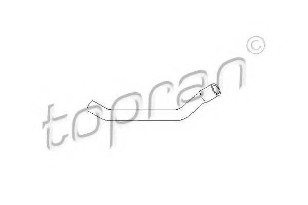 TOPRAN 109011 Шланг радіатора