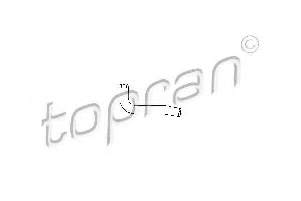 TOPRAN 100717 Шланг радіатора