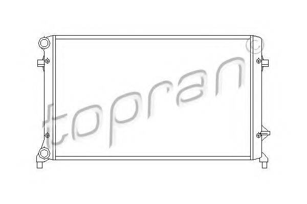 TOPRAN 112223 Радіатор, охолодження двигуна
