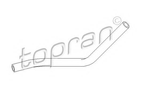 TOPRAN 111980 Гідравлічний шланг, кермо