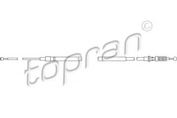 TOPRAN 111292 Трос, стоянкова гальмівна система
