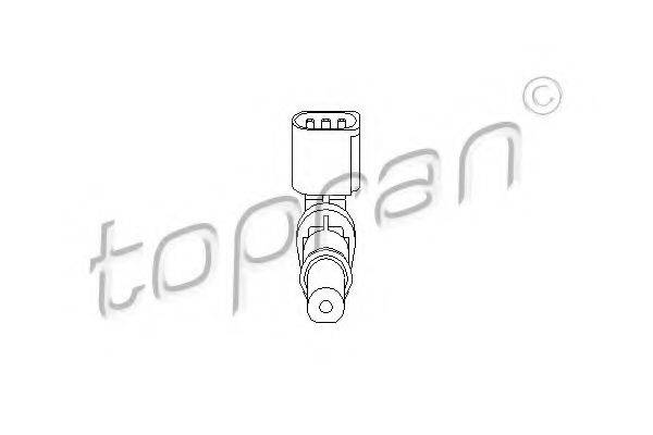 TOPRAN 111399 Датчик частоти обертання, керування двигуном