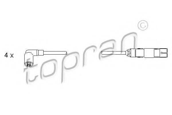 TOPRAN 108960 Комплект дротів запалювання