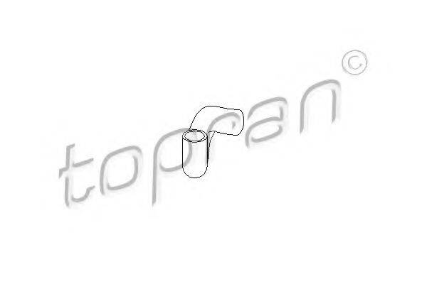 TOPRAN 206701 Шланг радіатора