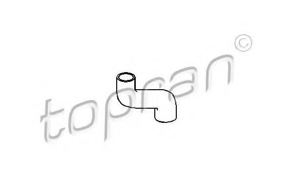 TOPRAN 205721 Шланг радіатора