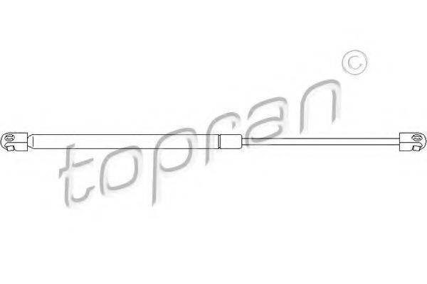 TOPRAN 301025 Газова пружина, кришка багажника
