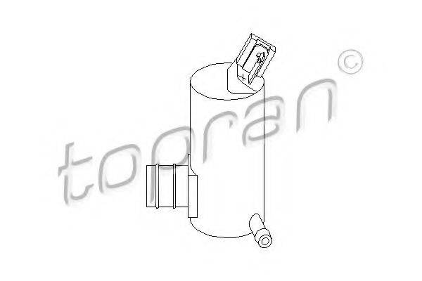 TOPRAN 300345 Водяний насос, система очищення вікон