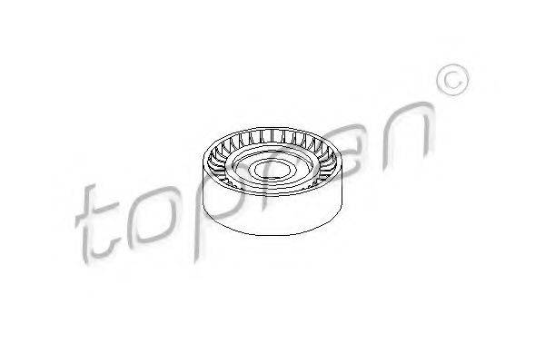 TOPRAN 401155 Паразитний / провідний ролик, полікліновий ремінь