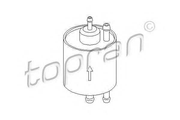 TOPRAN 401034 Паливний фільтр