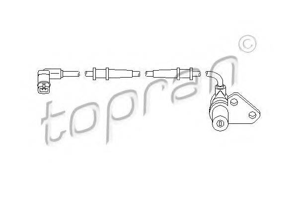 TOPRAN 401412 Датчик, частота обертання колеса