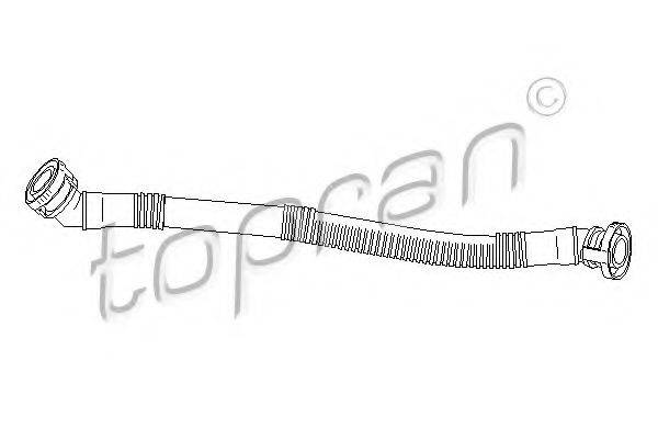 TOPRAN 501414 Шланг, повітровідведення кришки головки циліндра