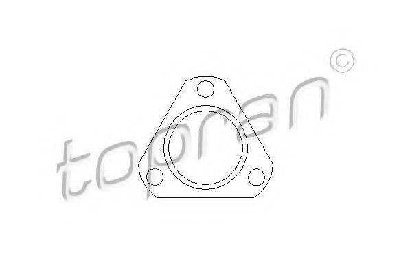 TOPRAN 501280 Прокладка, труба вихлопного газу