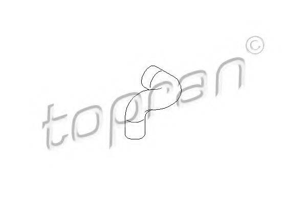 TOPRAN 700507 Шланг радіатора